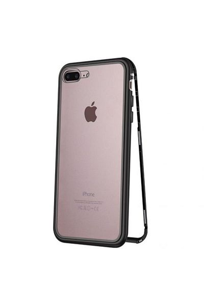 OEM Carcasă magnetică 360° pentru iPhone 7 Plus / 8 Plus, neagră