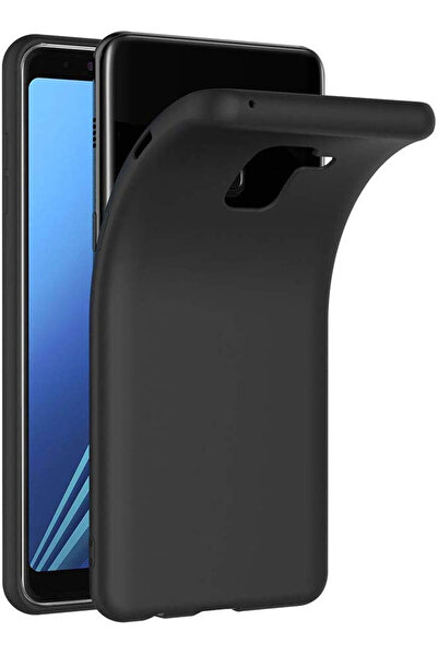 BLACK Carcasă subțire antișoc pentru Samsung Galaxy A8 2018, neagră