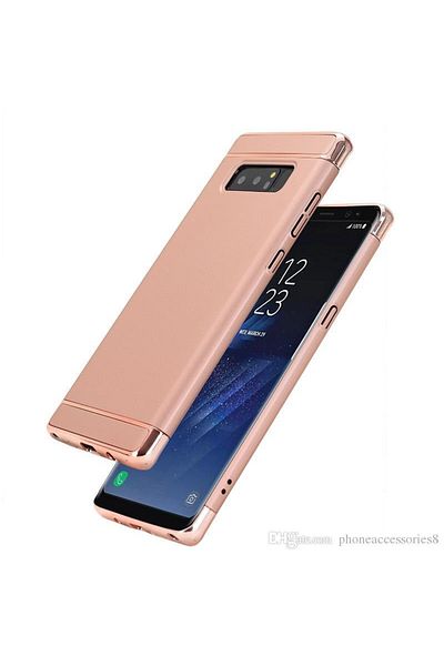 OEM Carcasă Samsung Galaxy Note 8, Elegance Luxury 3 în 1, auriu-roșu