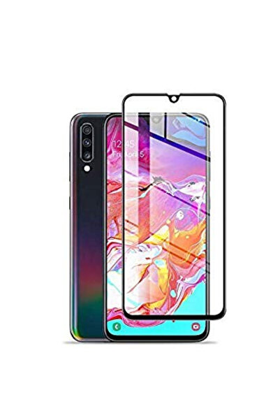 OEM Samsung Galaxy A70 Γυάλινη μεμβράνη, 5D FULL GLUE Μαύρο