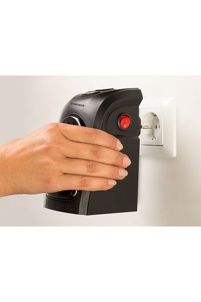 OEM Încălzitor electric portabil cu ventilator DOMDRIVE®, putere 400W, economic, cu afișaj LCD și temporizator, negru