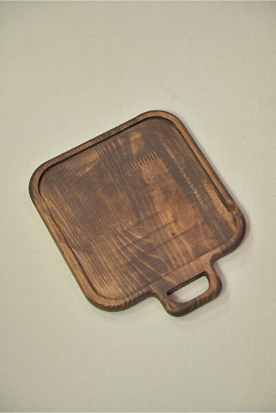 fam wood art Ahşap Kare Kızartma Tabağı