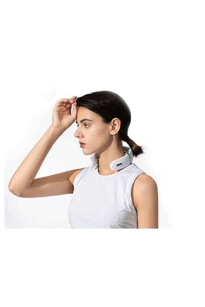 OEM Aparat de masaj wireless pentru gât, Pulsări, telecomandă, Alb