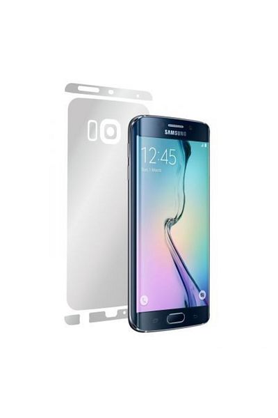 OEM Folie Alien Surface HD, Samsung Galaxy S6 Edge, protecție spate și laterală + cadou Alien Fiber