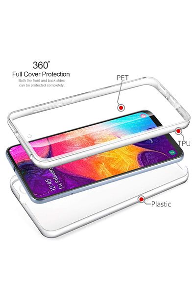 OEM Carcasă Samsung Galaxy A40, MyStyle FullBody ultra subțire TPU, față și spate transparente