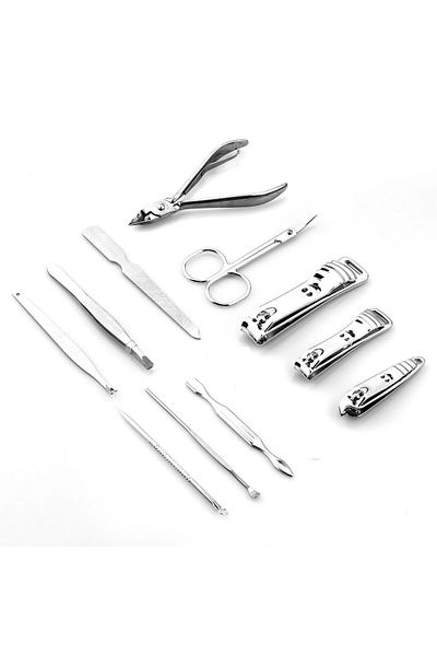 LUXURY Pro Luxury Manicure Kit, 11 Pieces