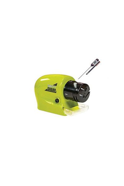 dro SET digital thermometer knife sharpener, electric, green, wireless, DRO-SSRPWT