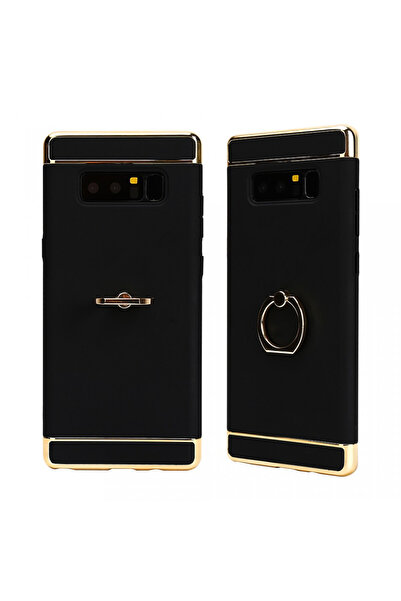OEM Carcasă Samsung Galaxy Note 8, Elegance Luxury 3 în 1, inel negru