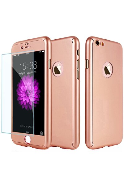 OEM Θήκη πλήρους κάλυψης (μπροστά + πίσω + γυαλί) για Apple iPhone 6 / 6S, ρο...