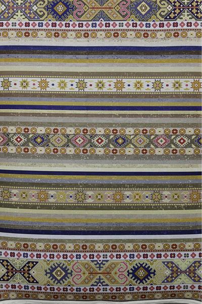 Alkaffary Bashayer Premium Rugs with Unique Designs and Superior Quality for Your Home 2.00X3.00 Camel