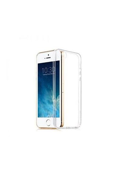 OEM Carcasă transparentă din silicon (TPU Gel) + folie din sticlă securizată compatibilă cu IPHONE 5S