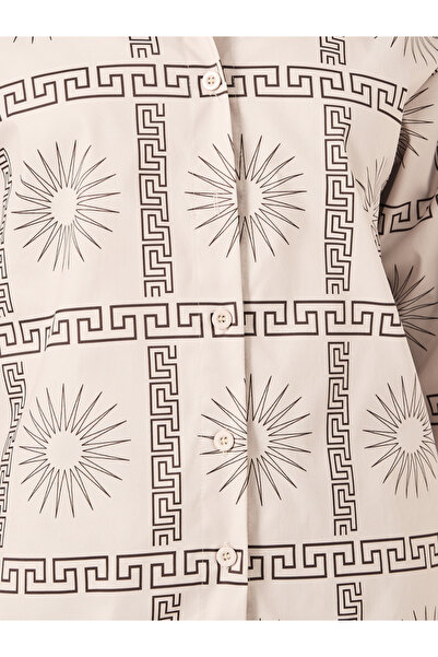 Styli All-Over Print Long Sleeve Shirt and Shorts Co-Ords