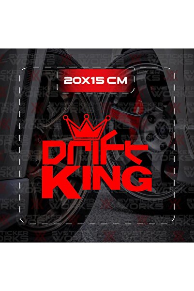 ARONA ملصق Drift King JDM للسيارة والكمبيوتر المحمول والدراجات النارية ملصق ل...