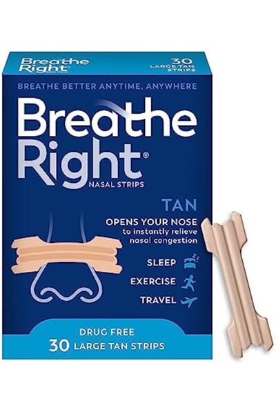 Breathe Right nasal strips Large Tan 30 count