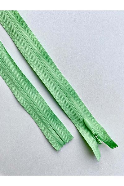 Luxuro Premium Hidden Zipper Mint Green - 70 cm Length