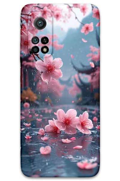 Gramaphone Xiaomi Mi 10t Pro Compatible Flower Pattern Phone Case + Screen Pr...