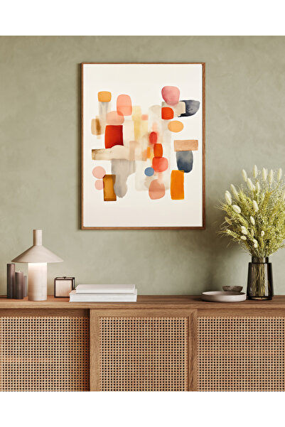 woodhomeworks Tek Parça Salon Ofis Dekor Tablo Ttk