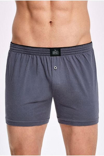 İlke Men's 3 Pack Combed Cotton 100% Cotton Comfortable Fit Boxer