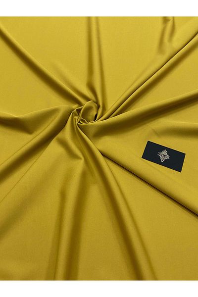 Luxuro Premium Elastic Crepe Mustard