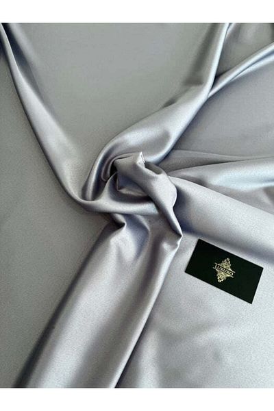 Luxuro Premium Grey Elastic Taffeta