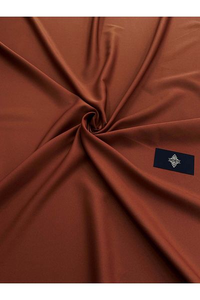 Luxuro Premium Stretch Crepe Dark Terracotta