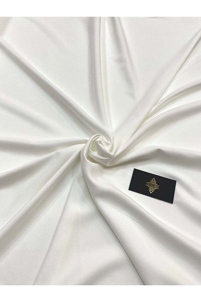 Luxuro Premium Ivory Elastic Crepe