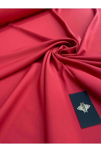 Luxuro Premium Elastic Crepe Red