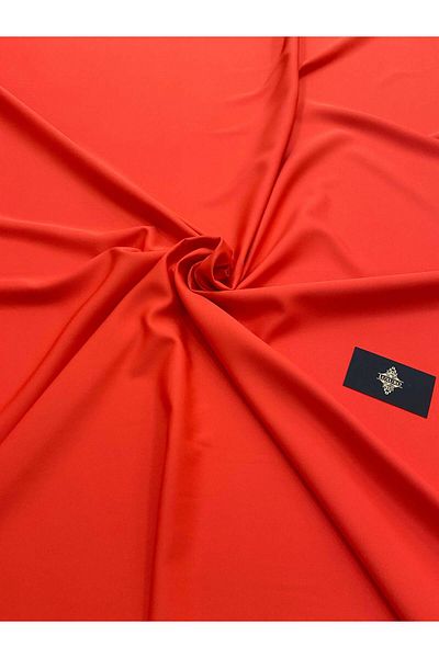 Luxuro Premium Elastic Crepe Coral