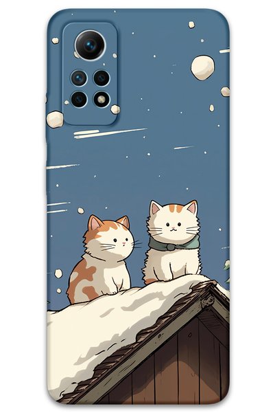 Gramaphone Xiaomi Redmi Note 12 Pro 4g Compatible Cat Pattern Phone Case + Sc...