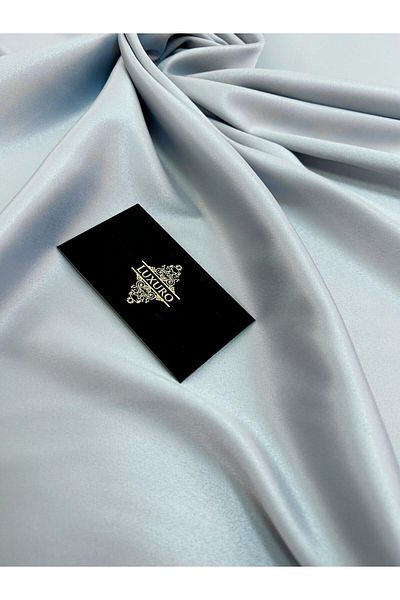 Luxuro Premium Silver Elastic Taffeta