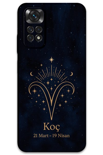 Gramaphone Xiaomi Redmi Note 11 Compatible Aries Patterned Phone Case + Scree...