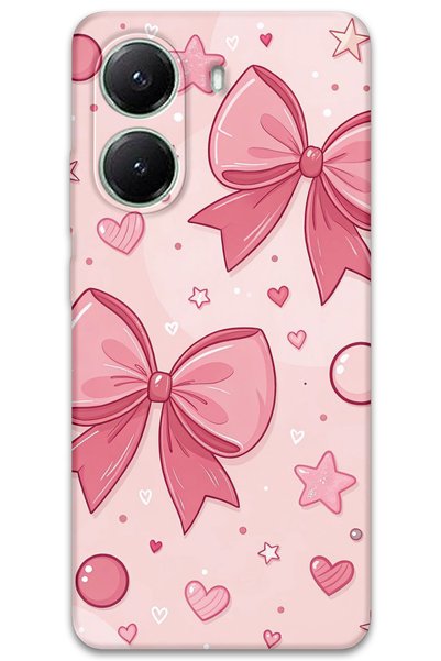 Gramaphone Poco X7 Pro Compatible Ribbon Pattern Phone Case + Screen Protecto...