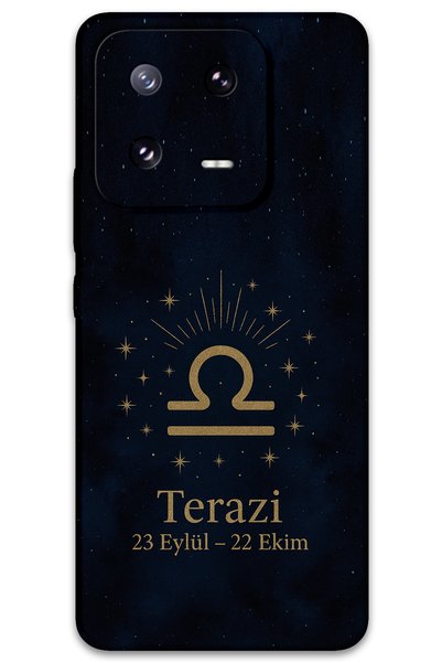 Gramaphone Xiaomi Mi 13 Compatible Libra Pattern Phone Case + Screen Protecto...