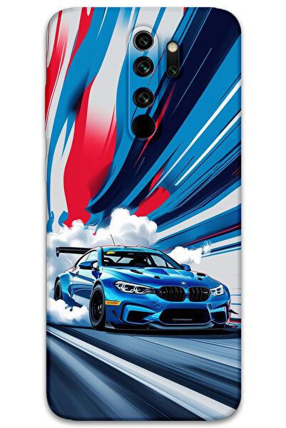 Gramaphone Xiaomi Redmi Note 8 Pro Uyumlu Araba Desenli Telefon Kılıfı + Ekra...