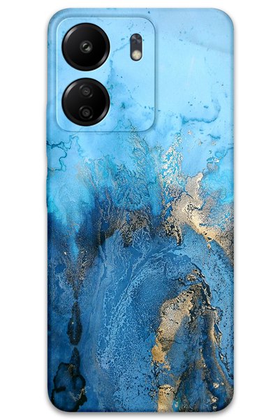 Gramaphone Xiaomi Redmi 13C Compatible Marble Pattern Phone Case + Screen Pro...