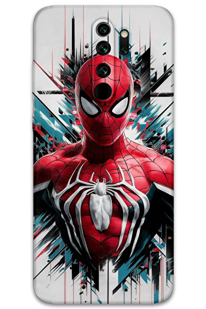 Gramaphone Xiaomi Redmi Note 8 Pro Uyumlu Spiderman Desenli Telefon Kılıfı + ...