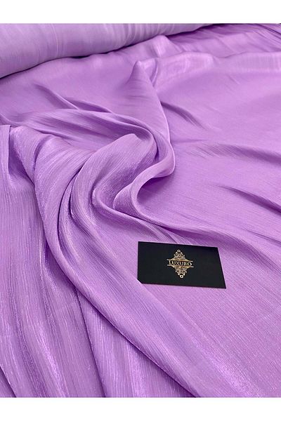Luxuro Dark Lavender Crepe Filmed Veil