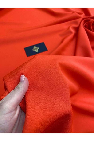 Luxuro Premium Elastic Crepe Coral