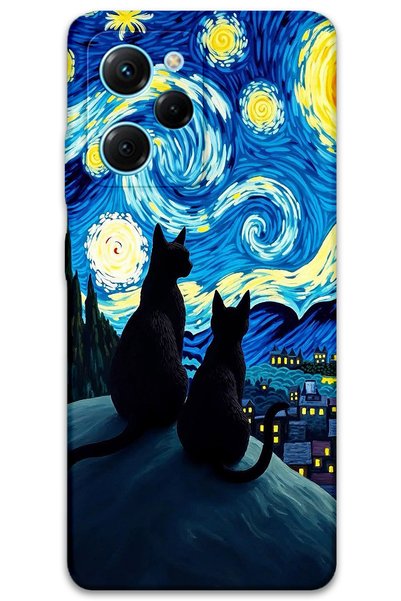 Gramaphone Poco X5 Pro Compatible Cat Pattern Phone Case + Screen Protector -...