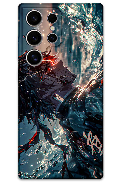 Gramaphone Galaxy S25 Ultra Uyumlu Anime Desenli Telefon Kılıfı + Ekran Koruyucu - 5749