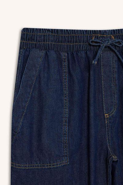 DeFacto Pull On Carrot Fit Pantaloni de blugi moi cu talie înaltă Crop Fit E0956AX25SM