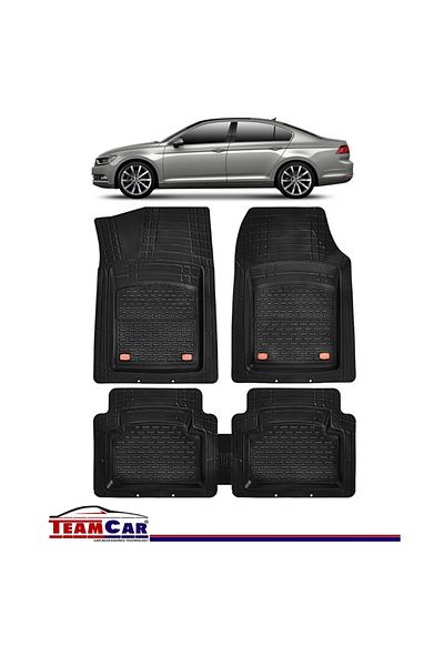 TEAMCAR ® Tray Type Car Mats Compatible With Volkswagen Passat B8 (2014 ) - Sedan