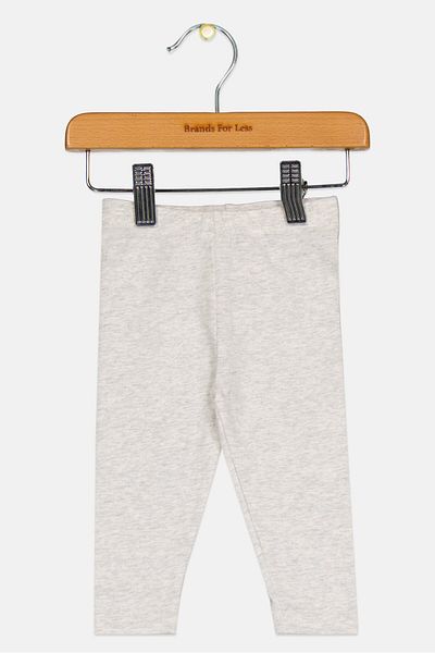 Fox Toddlers Girl Heather Pull On Leggings, Grey