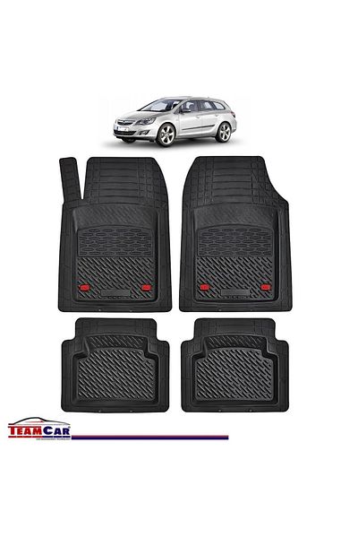 TEAMCAR ® Tray Type Car Mats Compatible With Opel Astra J (2009–2015) - Estate