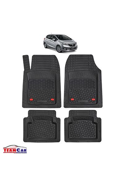 TEAMCAR Covorașe auto tip tavă compatibile cu Honda Jazz 4 (2020–2025) - Hatchback