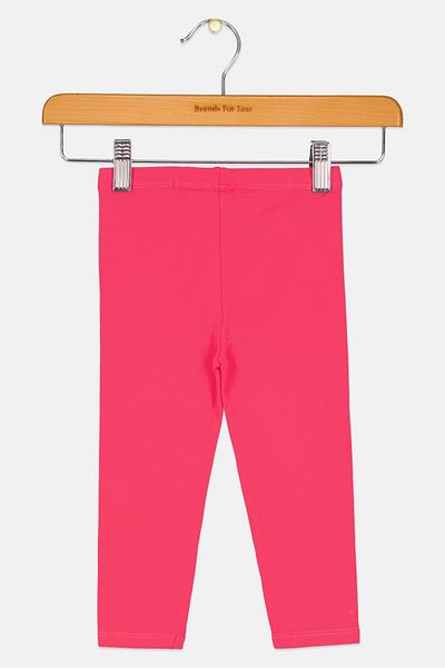 Fox Toddlers Girl Plain Pull On Leggings, Fuchsia