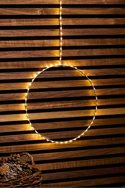 Tchibo Outdoor Hanging Circle Led Light, Warm White