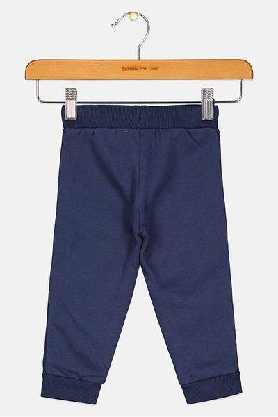 Fox Toddlers Boy Solid Drawstring Sweatpants, Navy