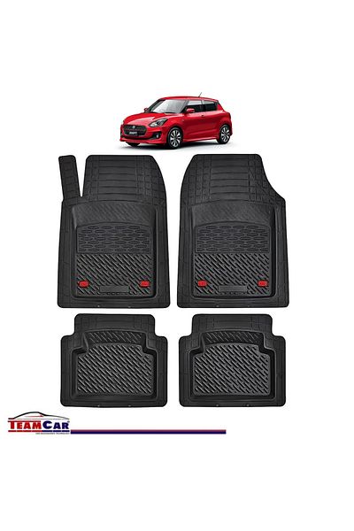 TEAMCAR Covorașe auto tip tavă compatibile cu Suzuki Swift 5 (2017–prezent) - Hatchback