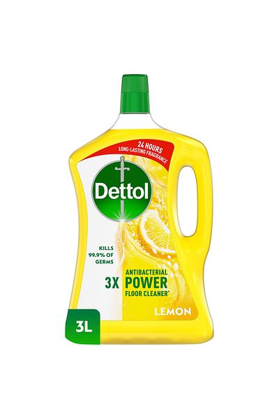 Dettol Lemon Antibacterial Power Floor Cleaner 3 Litres